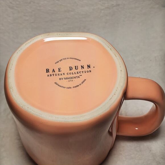 Rae Dunn HUMAN KIND Ceramic Coffee Mug Pink Glazed Artisian PRIDE Collection - Picture 4 of 7